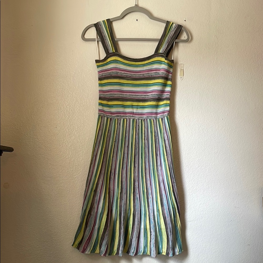 M Missoni - Striped Knee-Length Dress